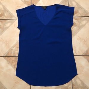 3/$25 Express V-neck Short Sleeve Blouse 💙